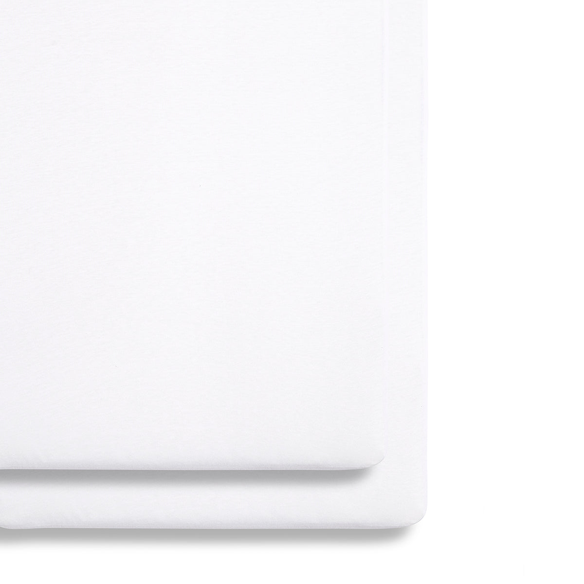 Snuz Twin Pack Bassinet Sheets - White