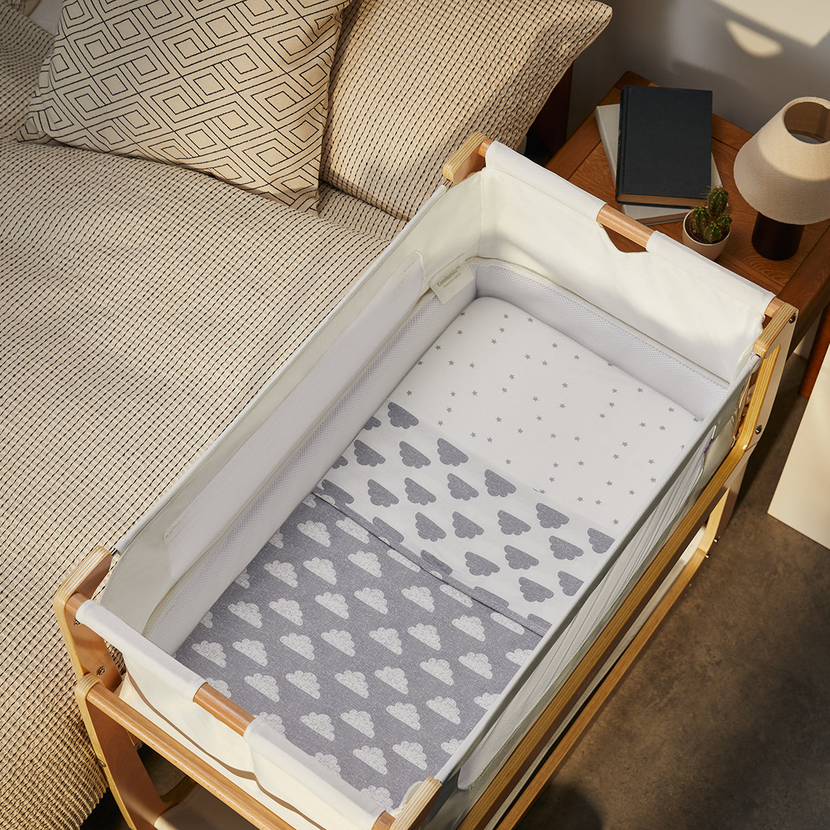 Snuz 3pc. Bassinet Bedding Set - Cloud