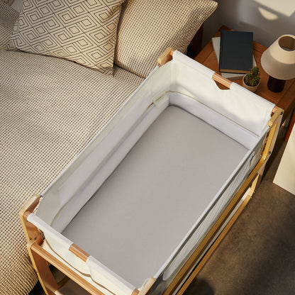 Snuz Twin Pack Bassinet Sheets - Grey Star