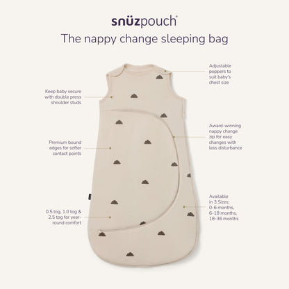SnuzPouch Sleeping Bag - Sand Cloud